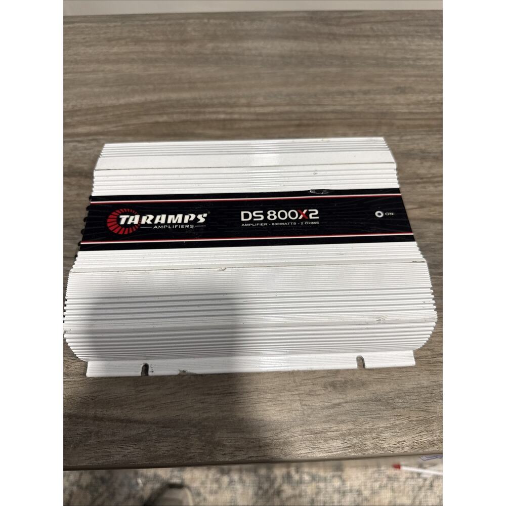 Taramps DS 800X2 White 2-Ohm 2-Channel 800W Class D Car Amplifier